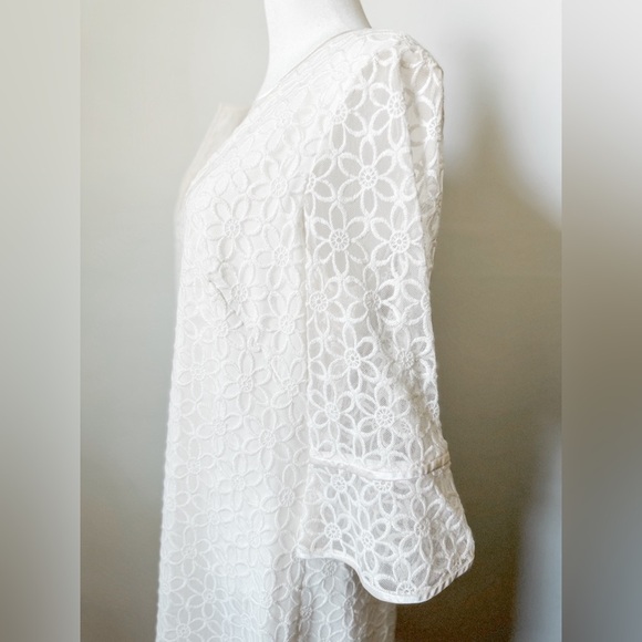 Adrianna Papell White Lace Dress - Picture 3 of 7